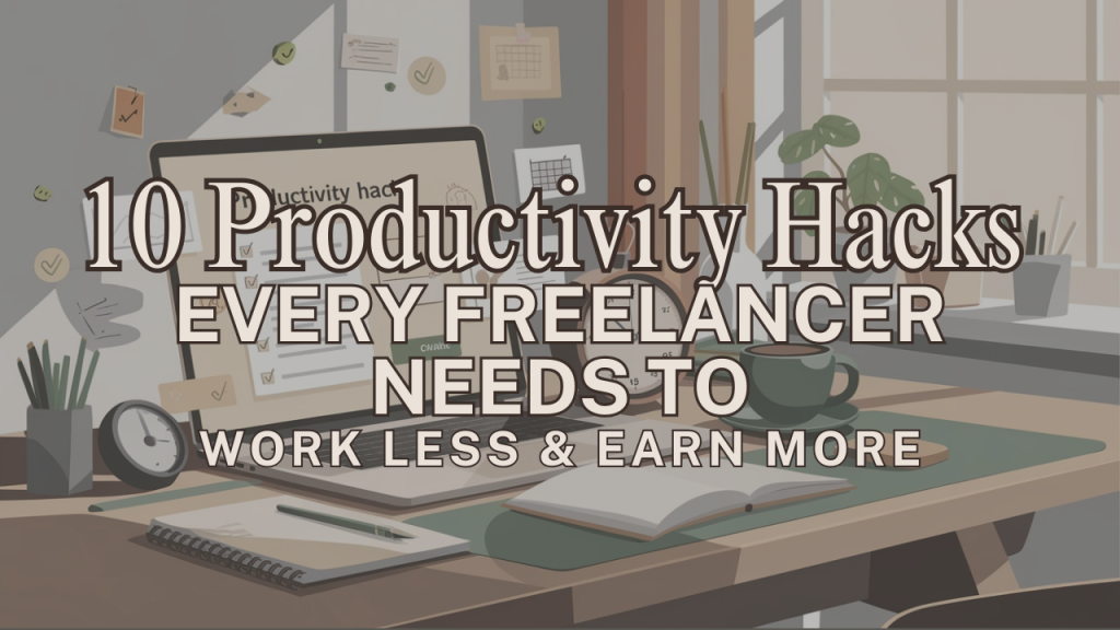 10 Productivity Hacks Every Freelancer Needs to Work Less & Earn More