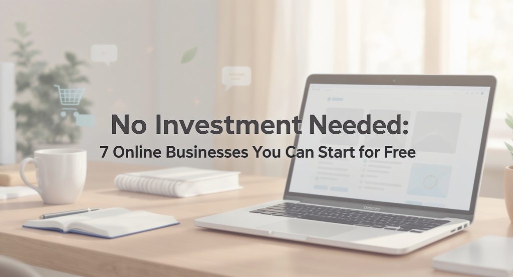 No Investment Needed: 7 Online Business You Can Start For Free