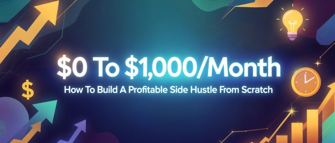 $0 To $1,000/Month: How To Build A Profitable Side Hustle From Scratch