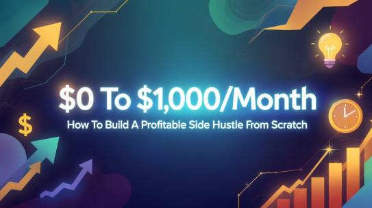 $0 To $1,000/Month: How To Build A Profitable Side Hustle From Scratch