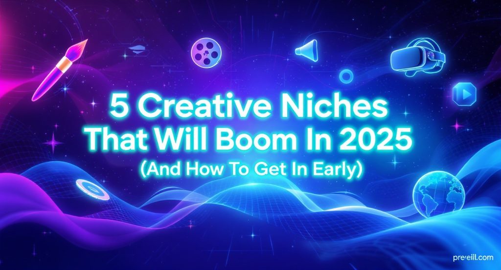 5 Creative Niches That Will Boom In 2025 (And How To Get In Early)