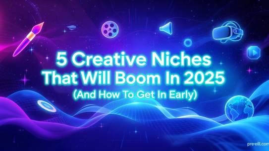 5 Creative Niches That Will Boom In 2025 (And How To Get In Early)