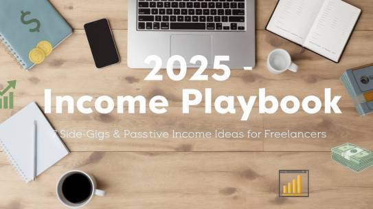 2025 Income Playbook: 7 Side-Gigs Passive Income Ideas For Freelancers